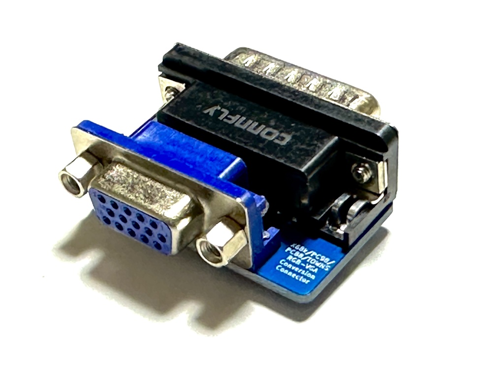 【電脳演算器 Factory】アナログRGB→VGA 変換コネクタ